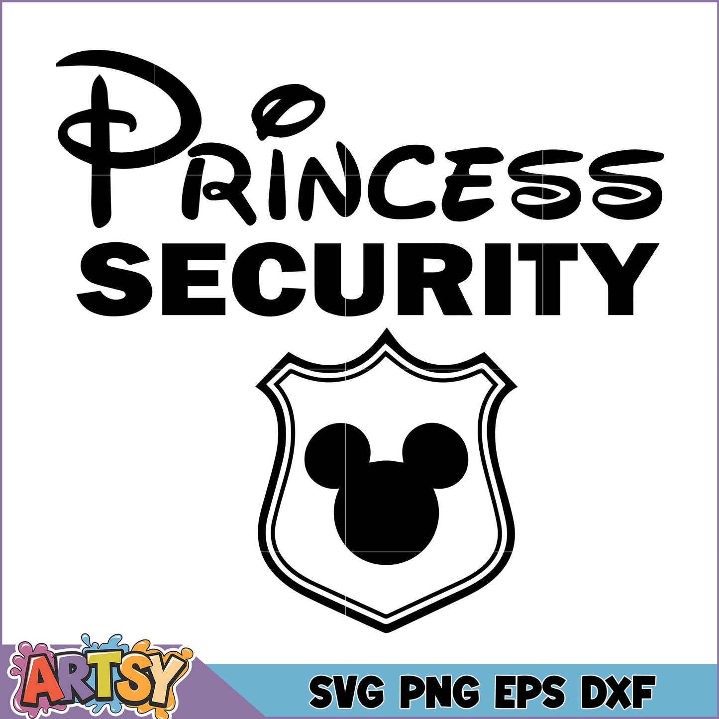 Mickey Mouse Shield SVG Logo