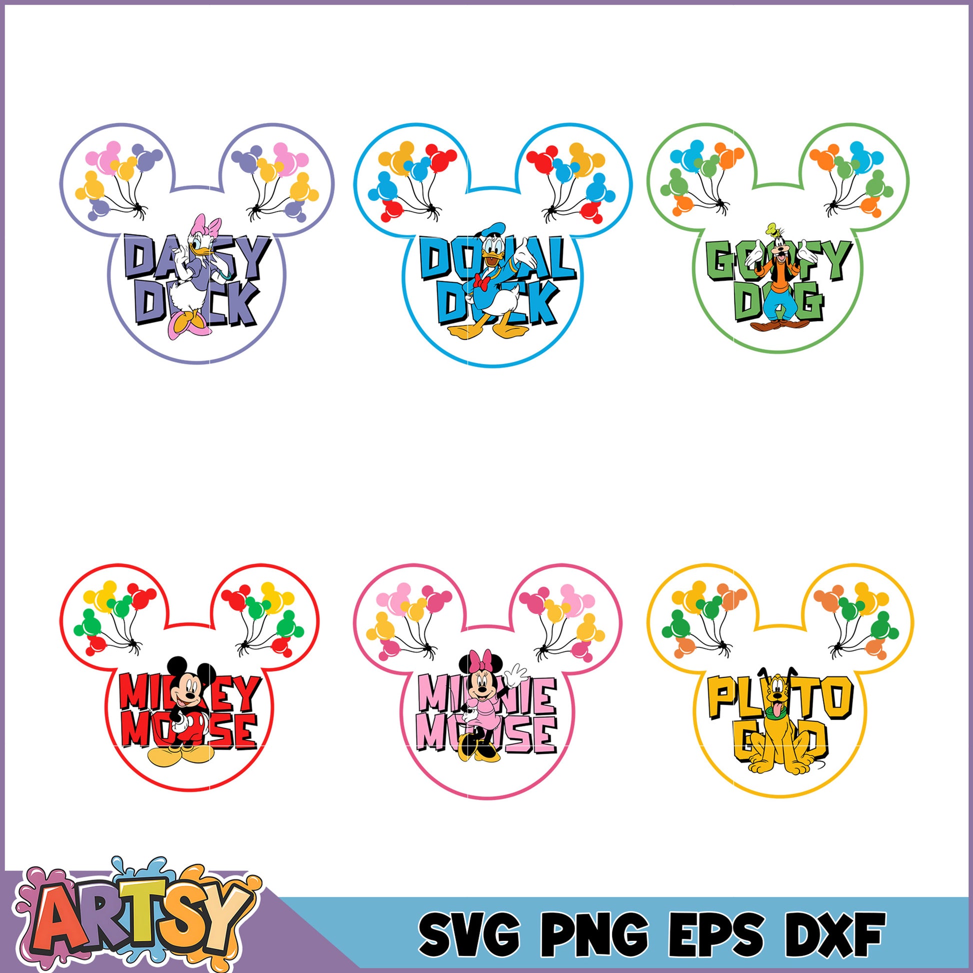 Mickey Mouse and Friends SVG Bundle for Creative Projects 2023