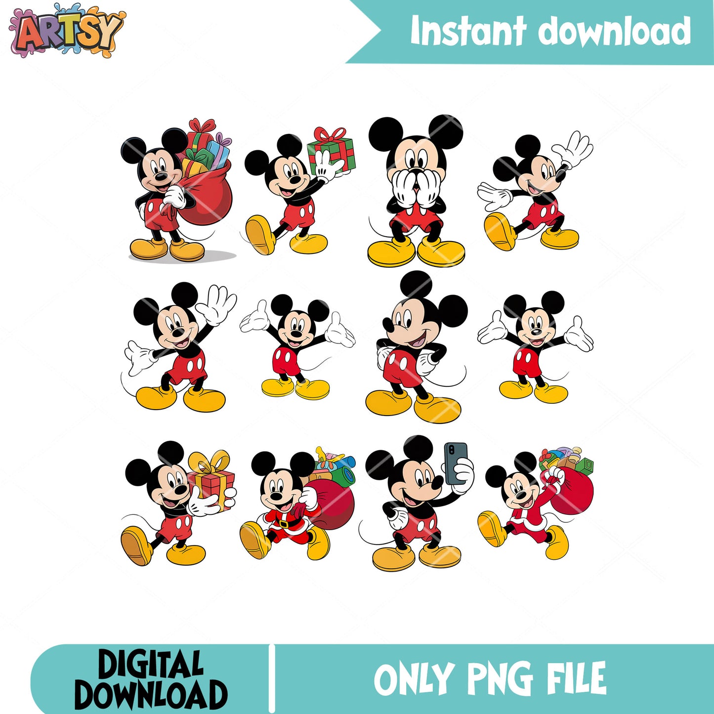 Mickey mouse disney png bundle, mickey disney png, funny mickey png