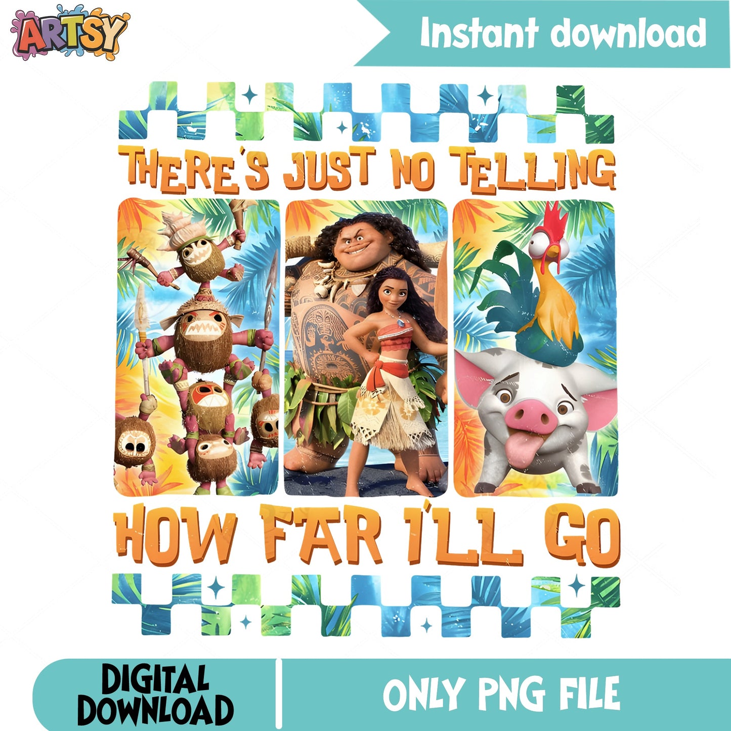 Moana How Far I'll Go PNG, Disney Moana Characters PNG, Maui PNG