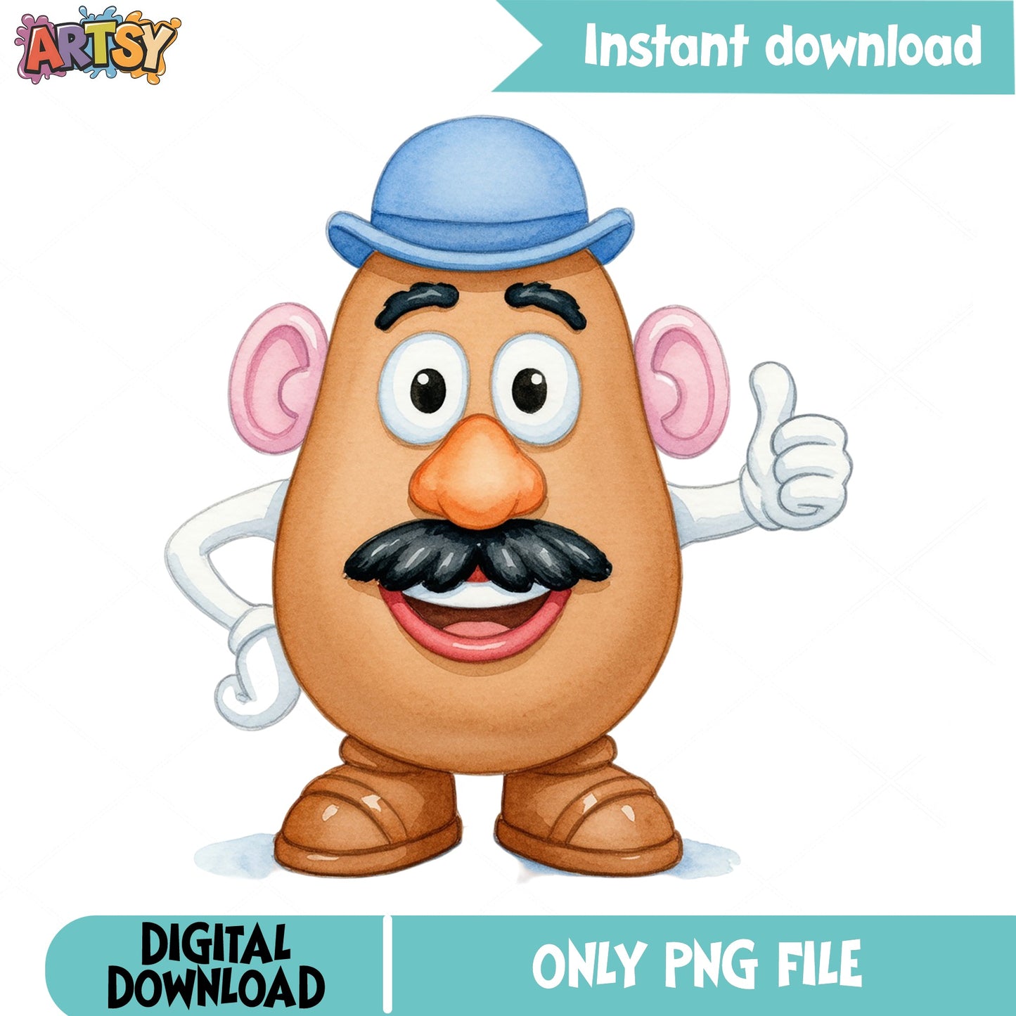 Mr Potato Head PNG Clipart, Toy Story PNG, Disney Pixar PNG
