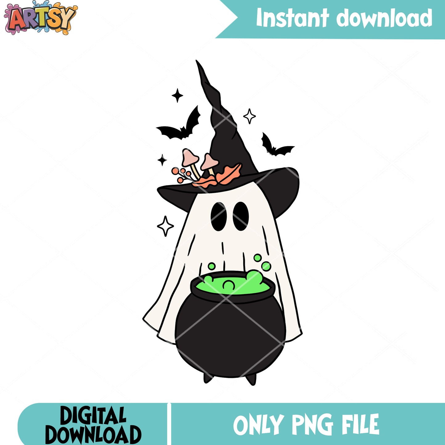 Murshroom Witches hat ghost png, scary bats png, halloween scary png