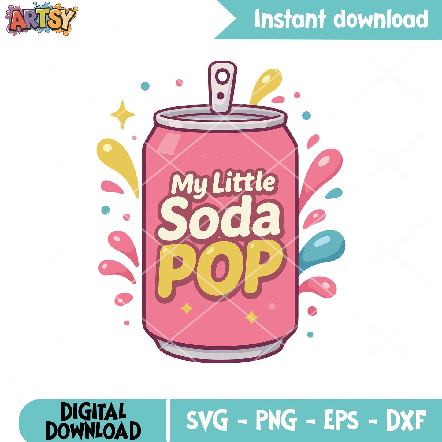 My little soda pop svg, soda pop svg, saja boys song svg