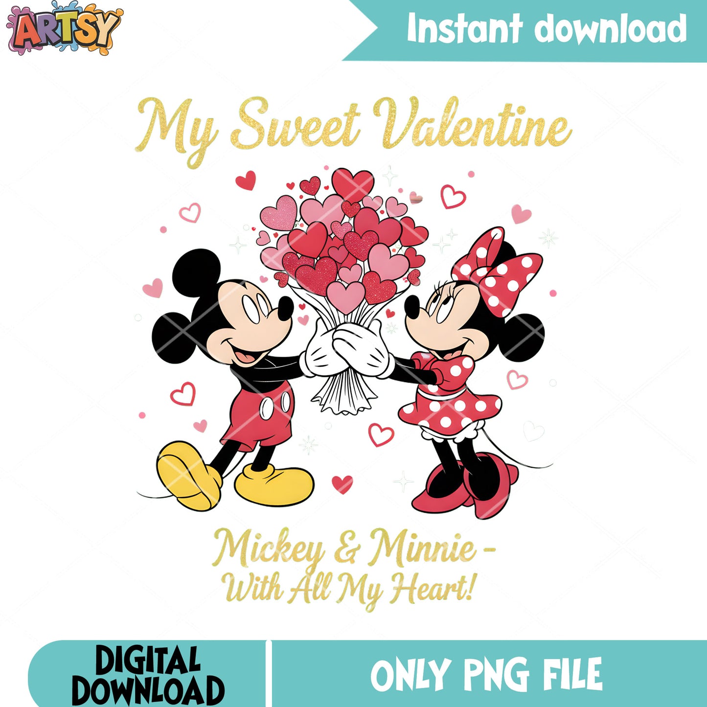My sweet valentine valentine png, valentines day png, disney valentine png