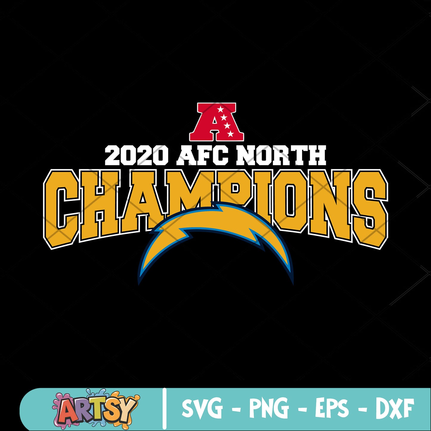 NFL football team svg, Los angeles chargers svg, afc championship svg