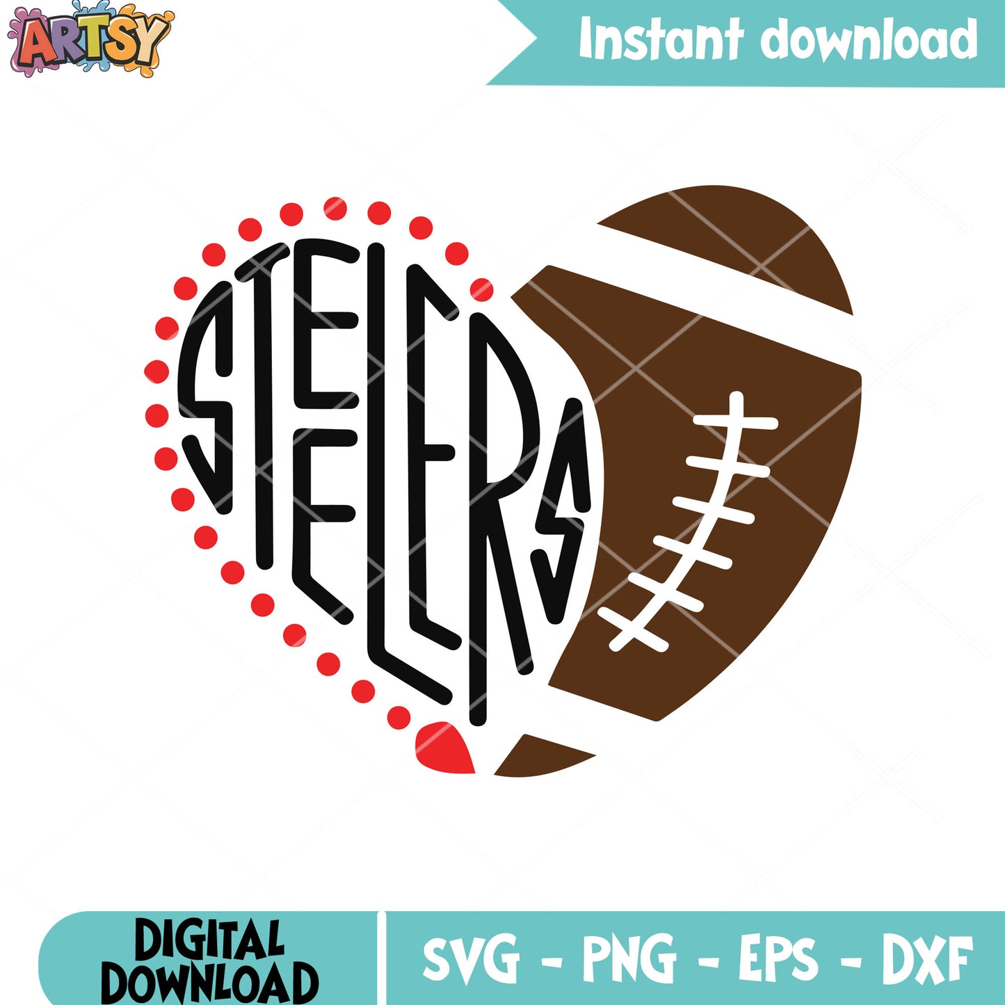 NFL steeler football svg, nfl pigskin svg, pittsburgh svg