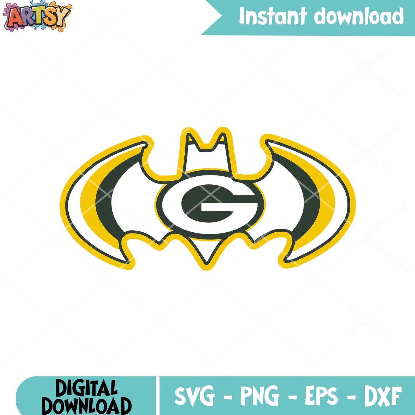 National america leauge svg, Green Bay Packers svg, batman svg