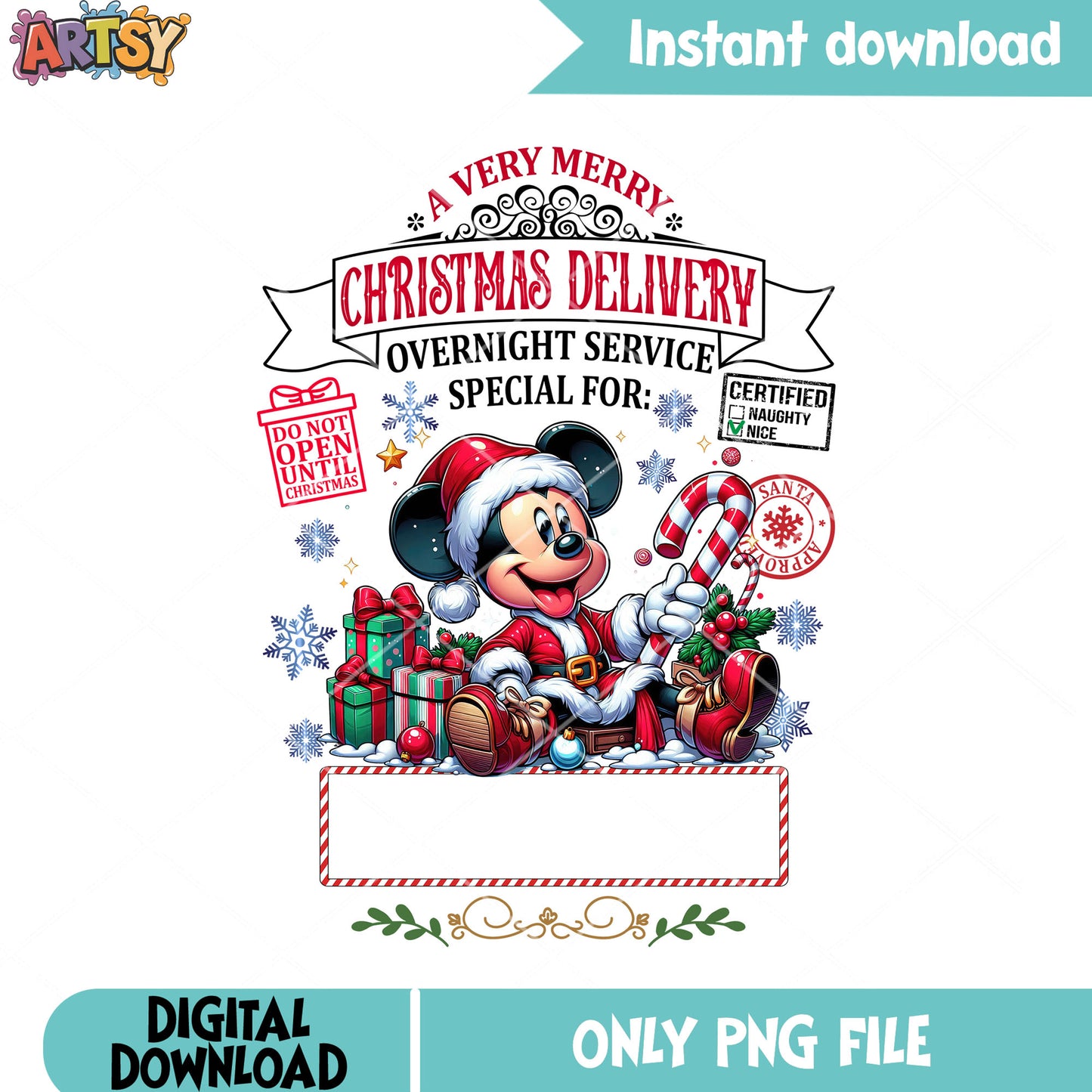 Nice mickey mouse list png, disney christmas png, mickey and friends png