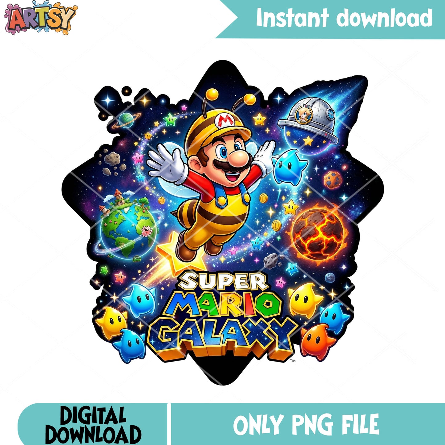 Nintendo mario vibes png, super mario galaxy png, nintendo games png