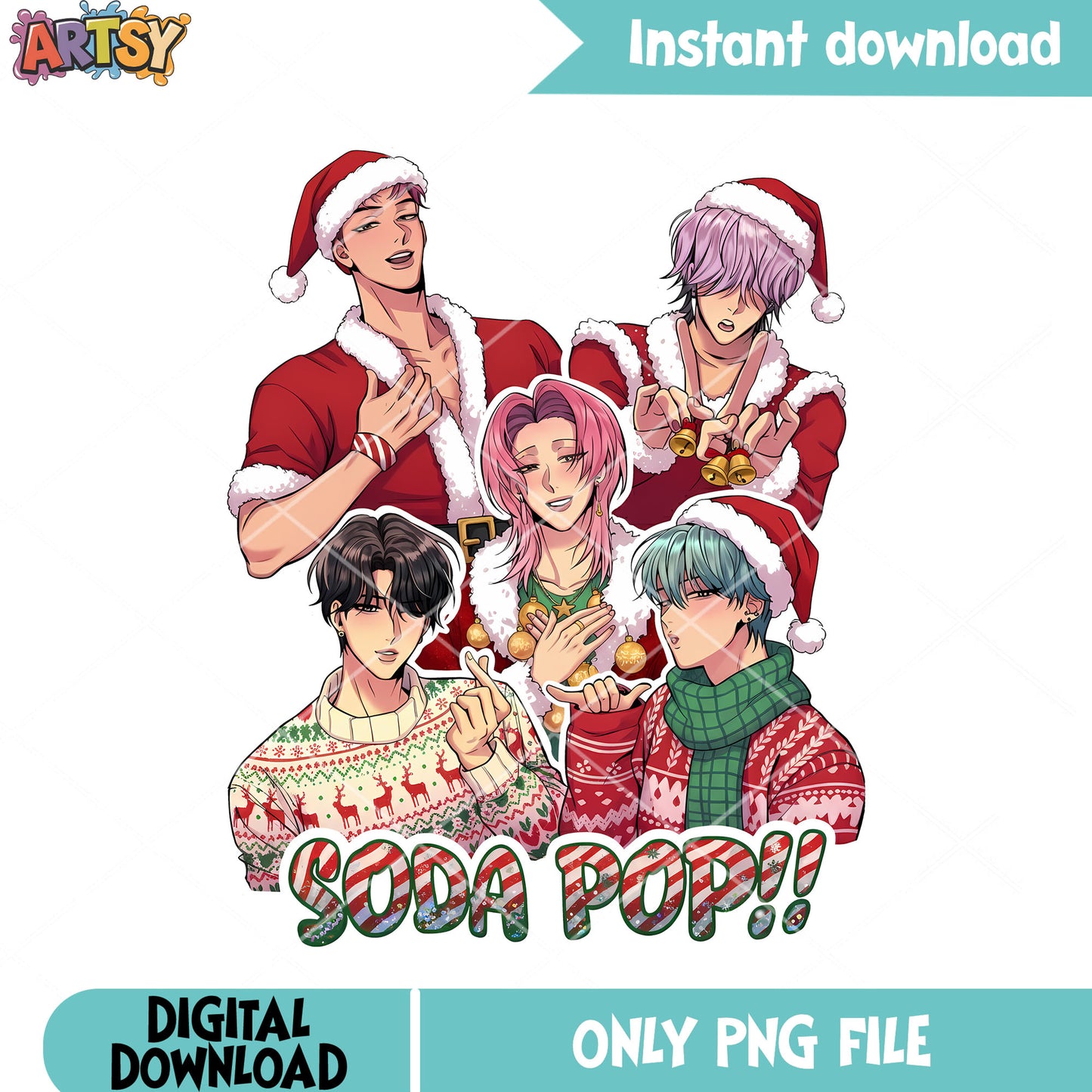 Noel boys band costume png, kpop demon hunters png, saja boys png