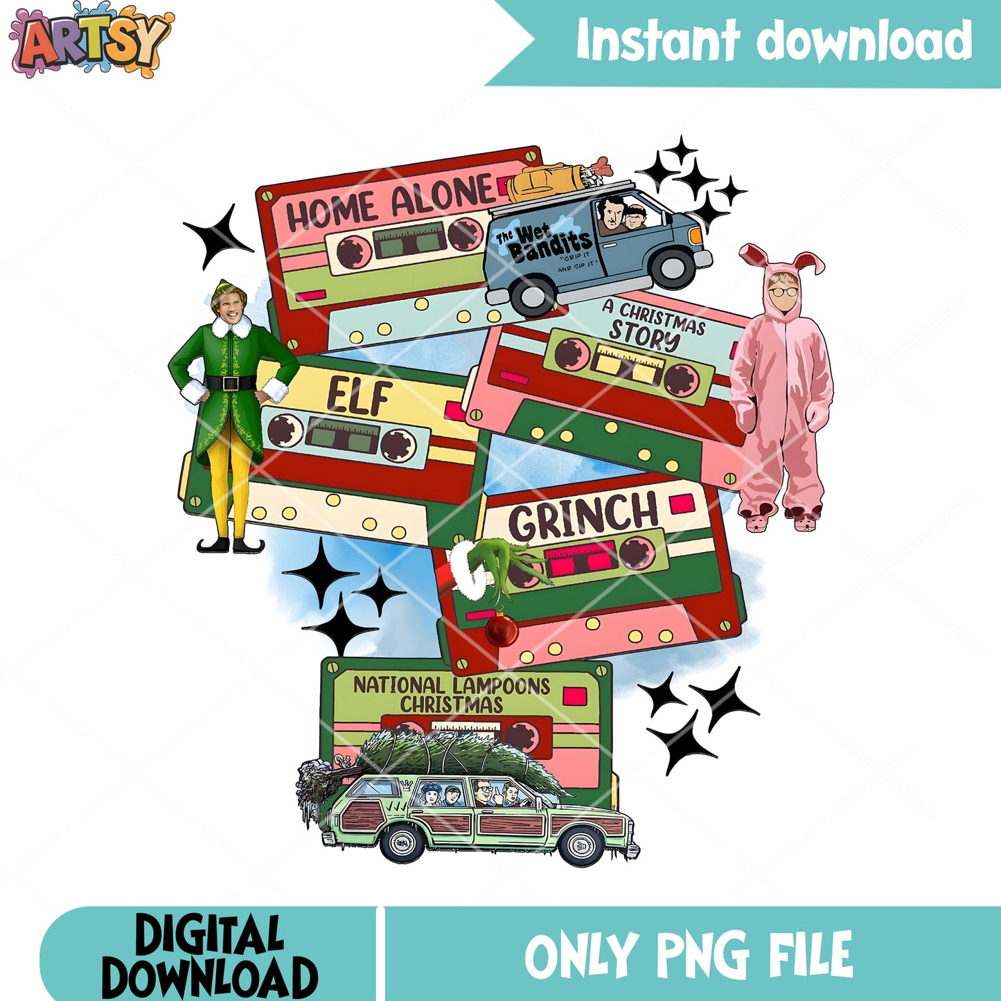 Noel holiday film png, xmas png, how the grinch stole christmas png