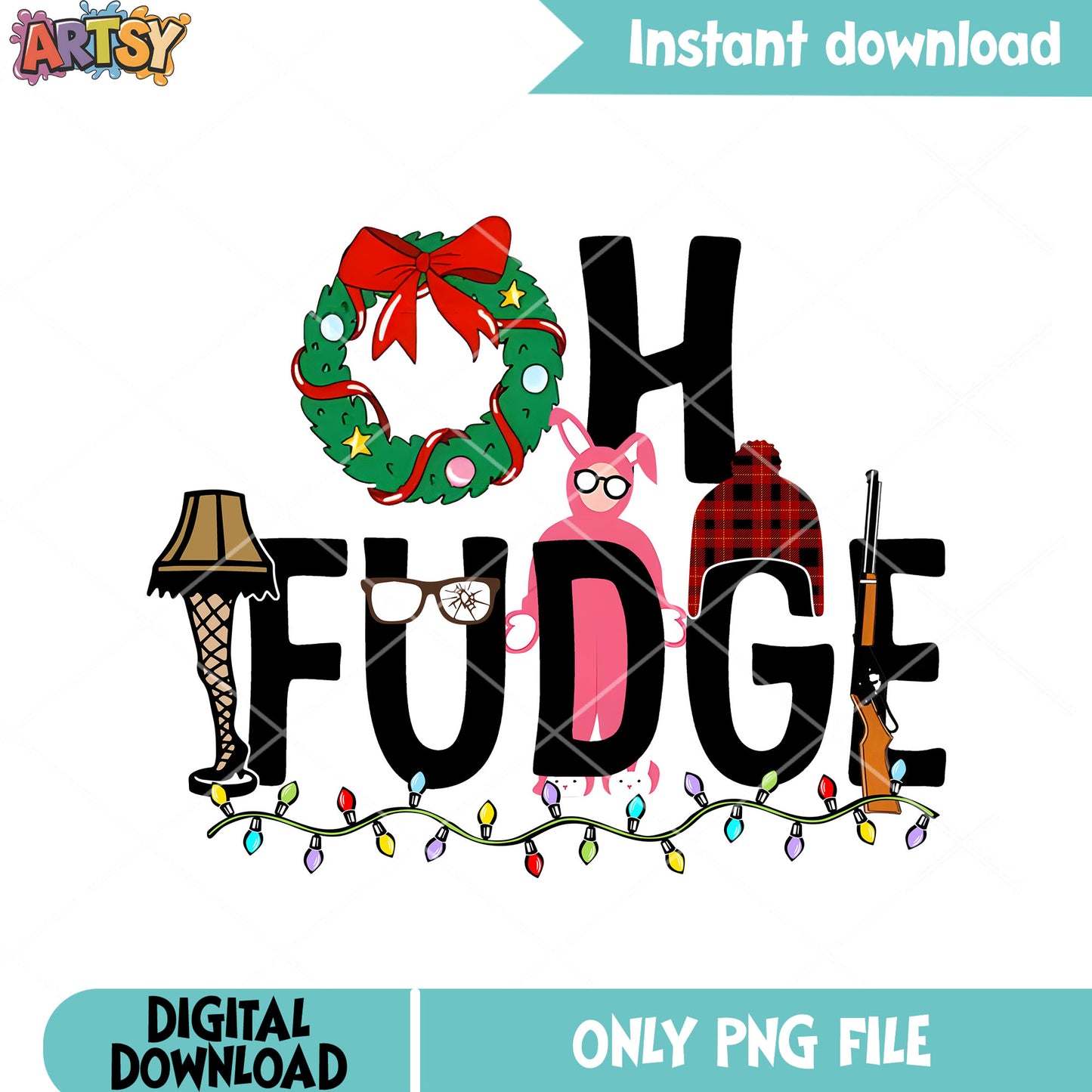 Oh fudge christmas movie png, a christmas story png, ralphie parker png