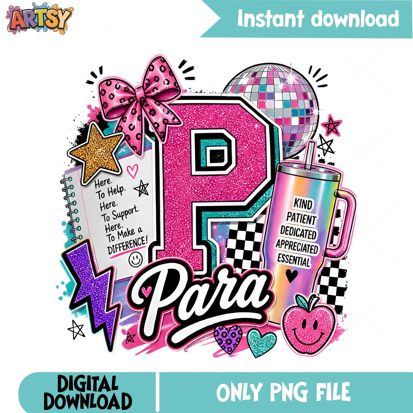 Para Paraprofessional PNG, School Teacher Appreciation PNG, Educator PNG