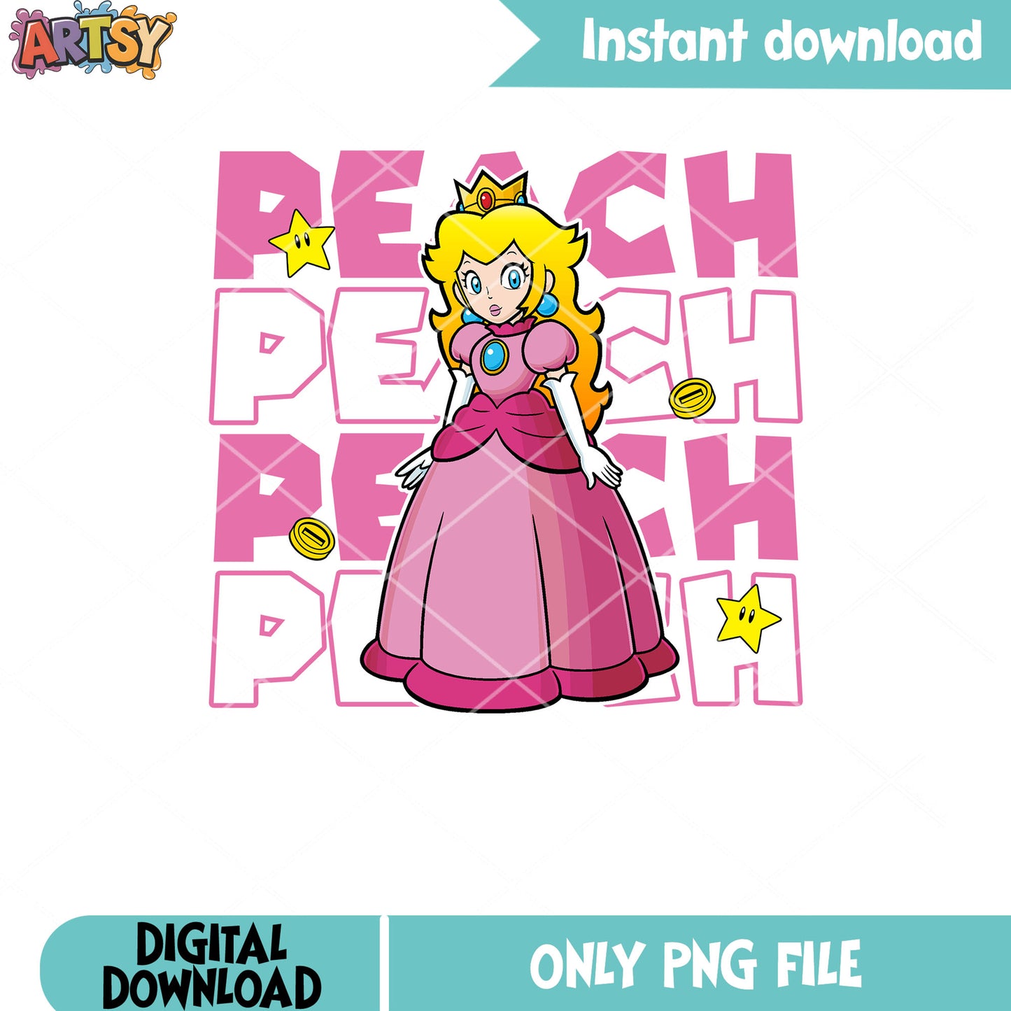 Peach princess png, mario princess peach png, mario and peach png