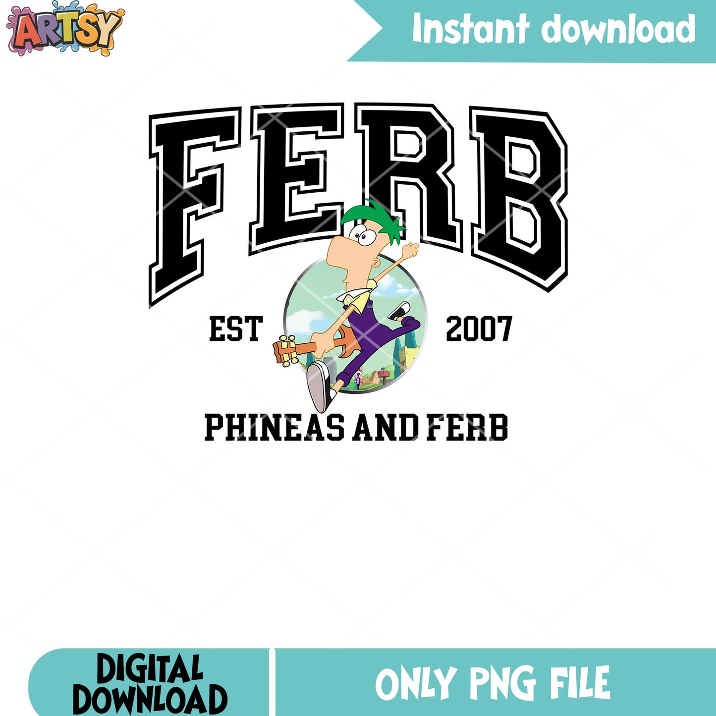 Phineas and Ferb png, ferb characters png