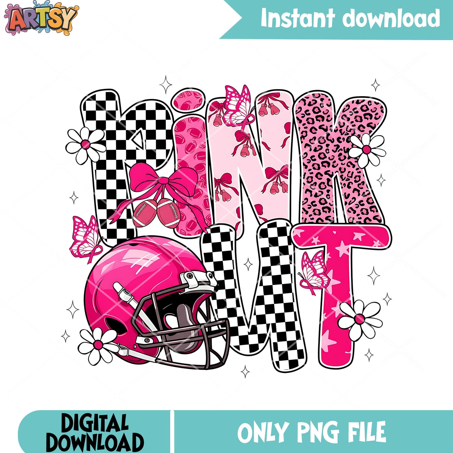 Pink MT png, american football helmet png, super bowl png