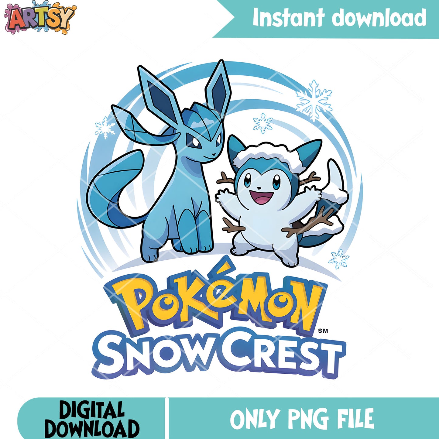 Pokemon snow crest png, pokemon Glaceon png, pokemon card png
