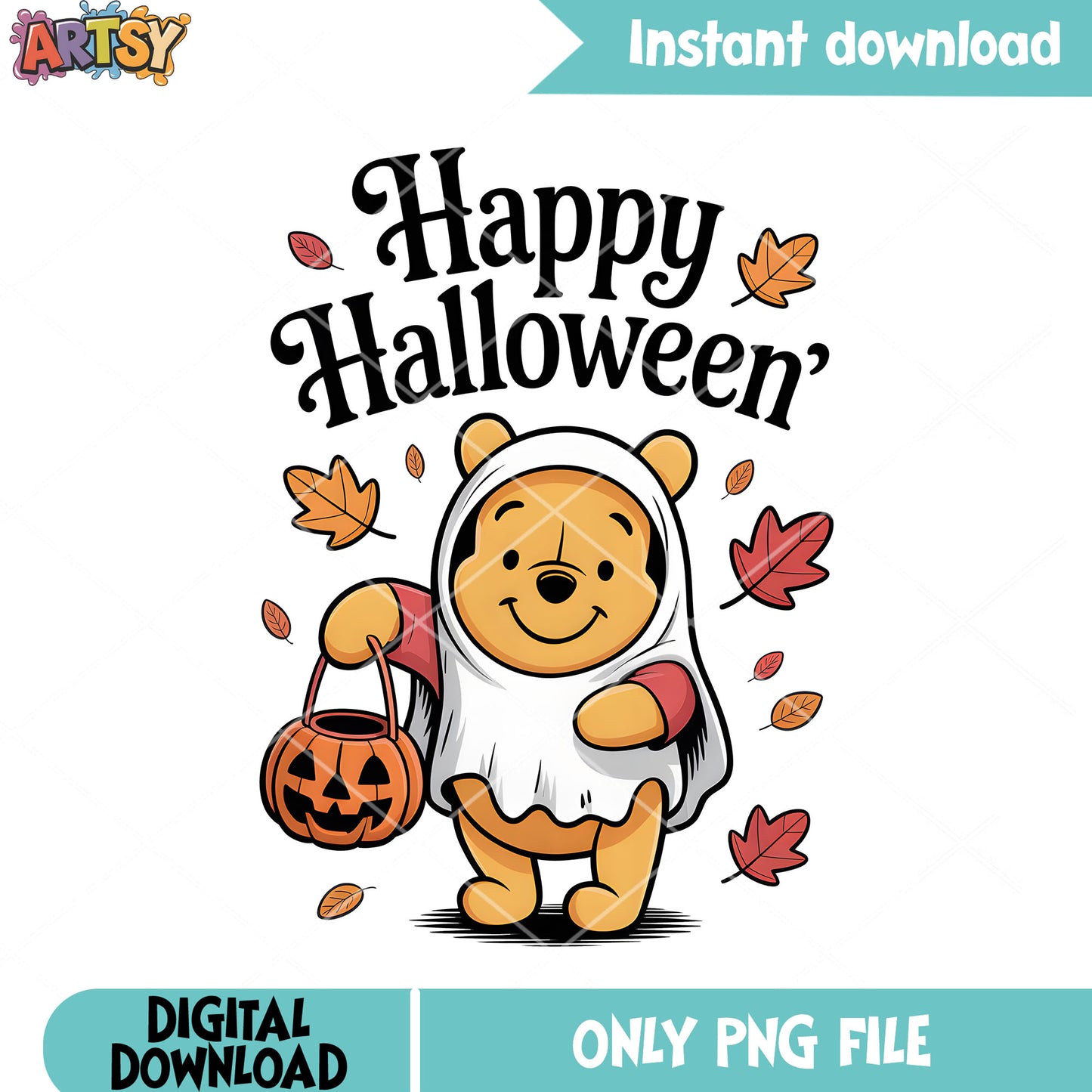 Pooh bear happy halloween png, pooh bear png, disney winnie the pooh png