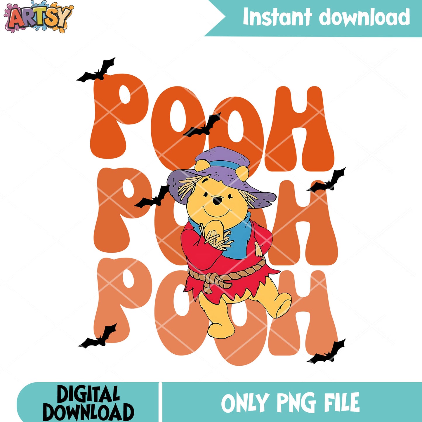 Pooh pooh pooh png, disney halloween png, wizard costume png