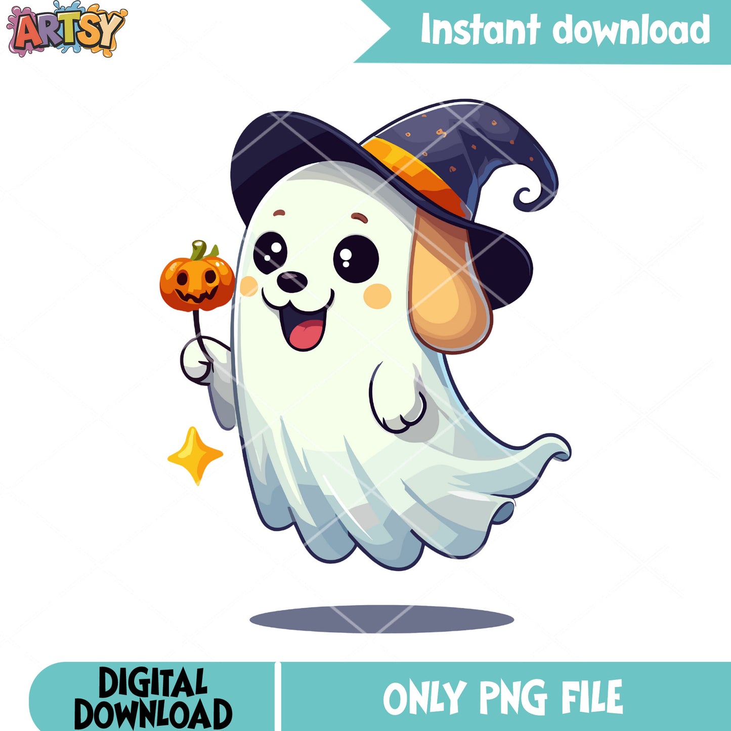 Puppy the spirit jack o lantern png, witches hat png, scary night png