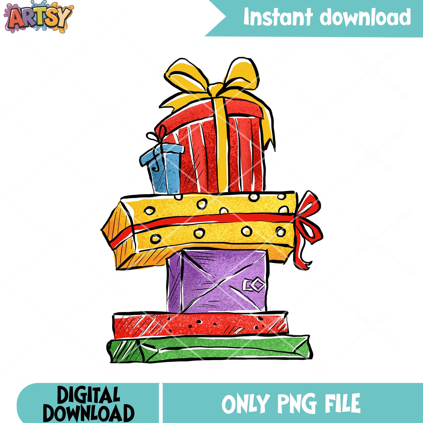 Reason for free gifts png, christmas gifts png, christmas png