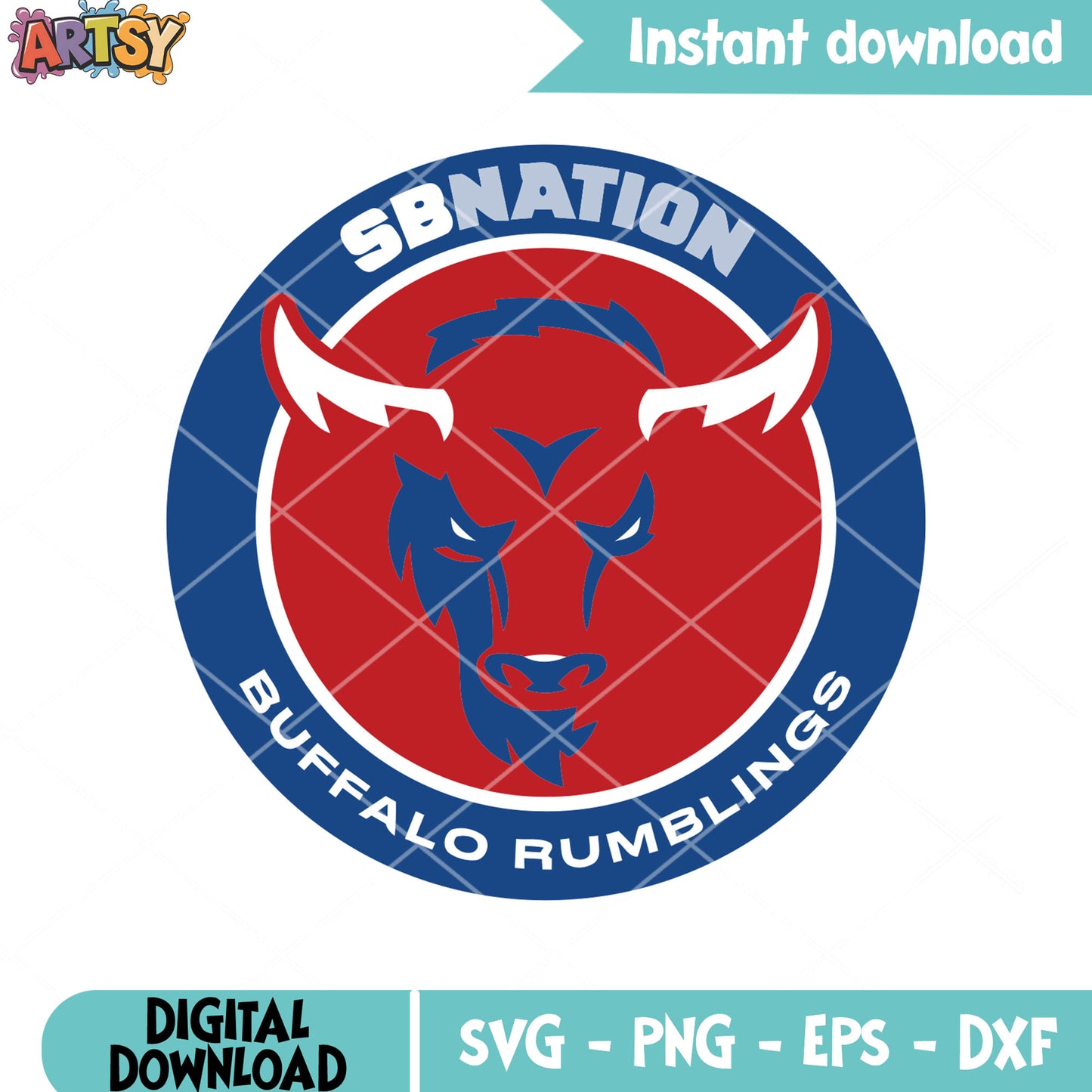 Red buffalo nation svg, nfl teams svg, buffalo bills svg