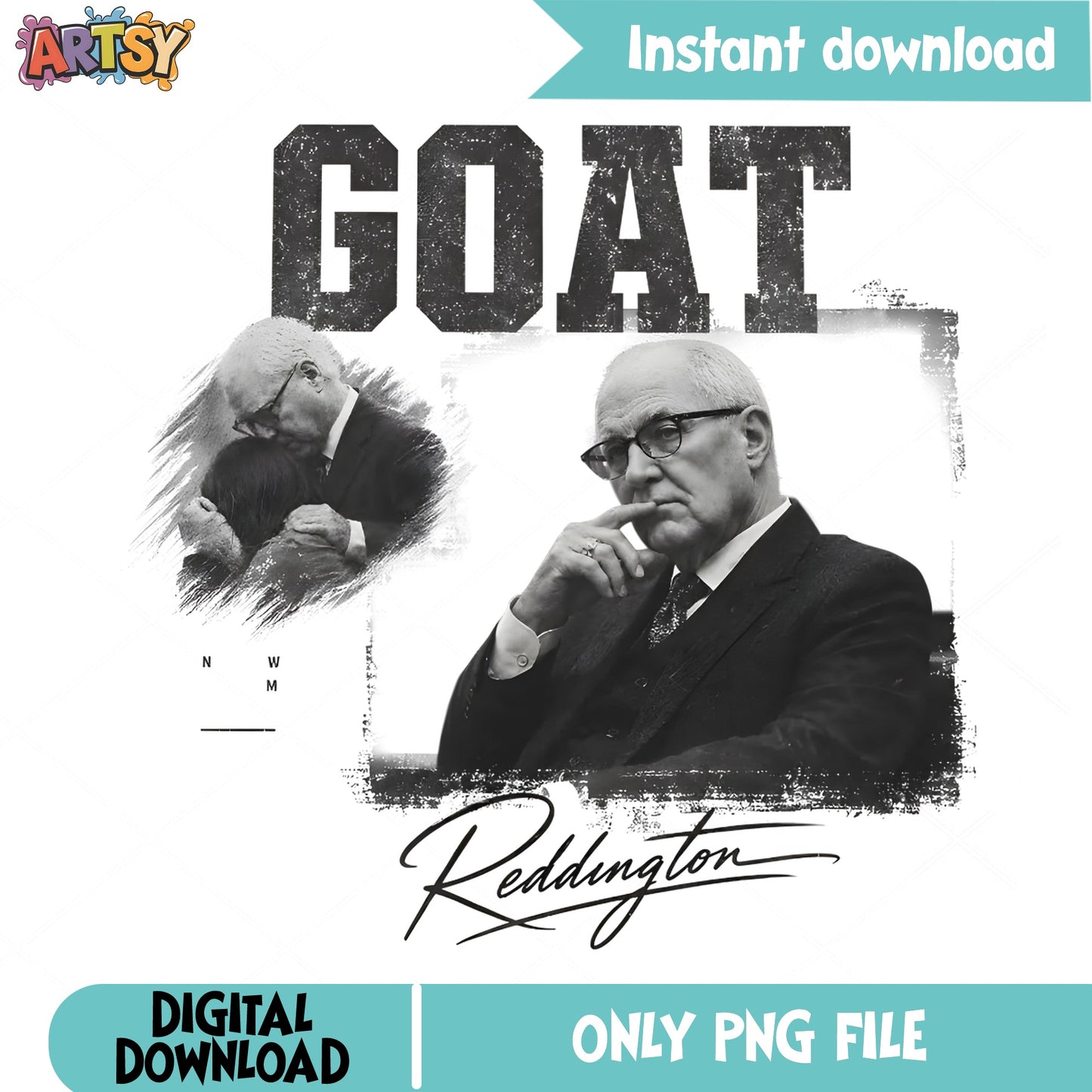 Reddington GOAT PNG, The Blacklist PNG, Raymond Reddington PNG