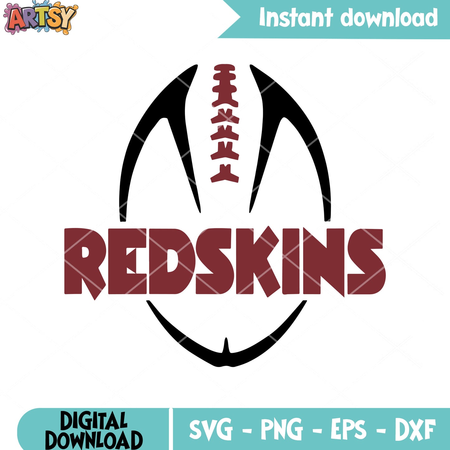 Redskins logo nfl svg, Washington football team svg, nfl teams svg