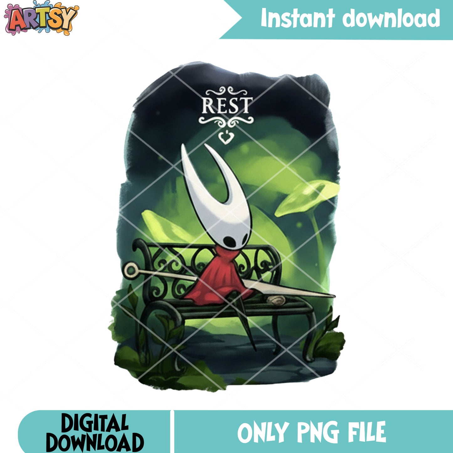 Rest hollow knight game png, hornet silksong png, silksong game png