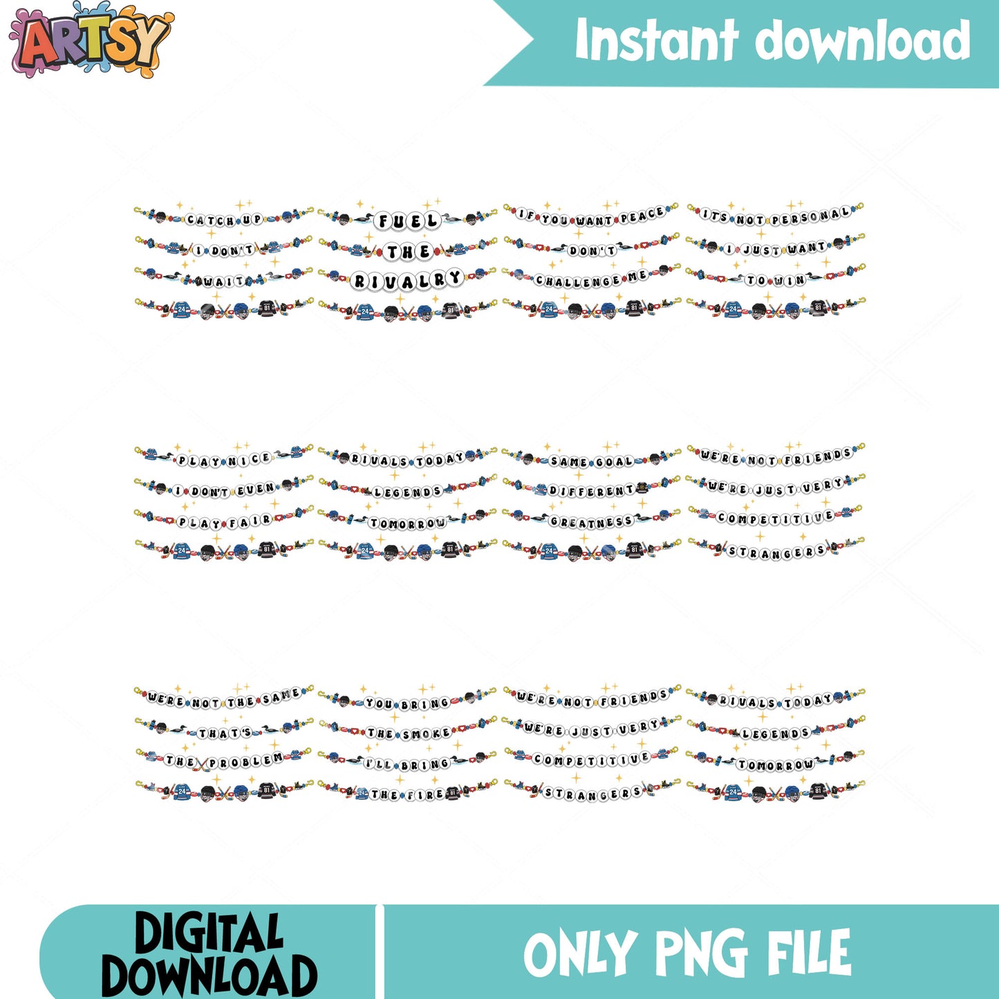 Rivals today lengend tomorrow png bundle, heated rivalry png, lgbtq gifts png