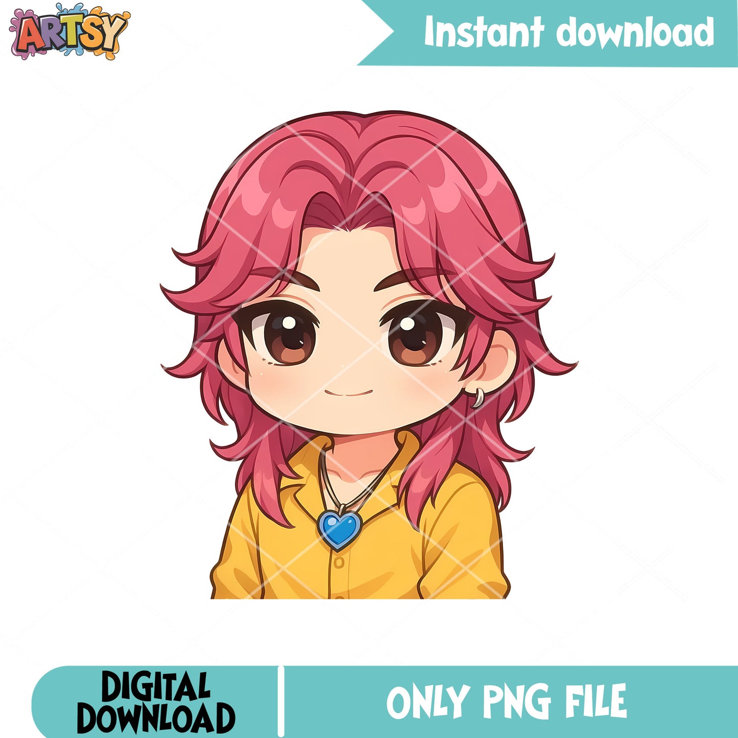 Romance chibi design png, romance saja png, kpop hunters png