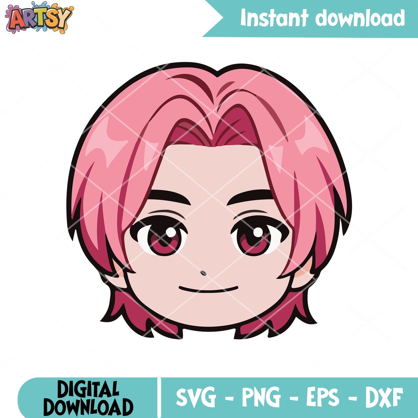 Romance saja head svg, romance kpop svg, saja boys band svg