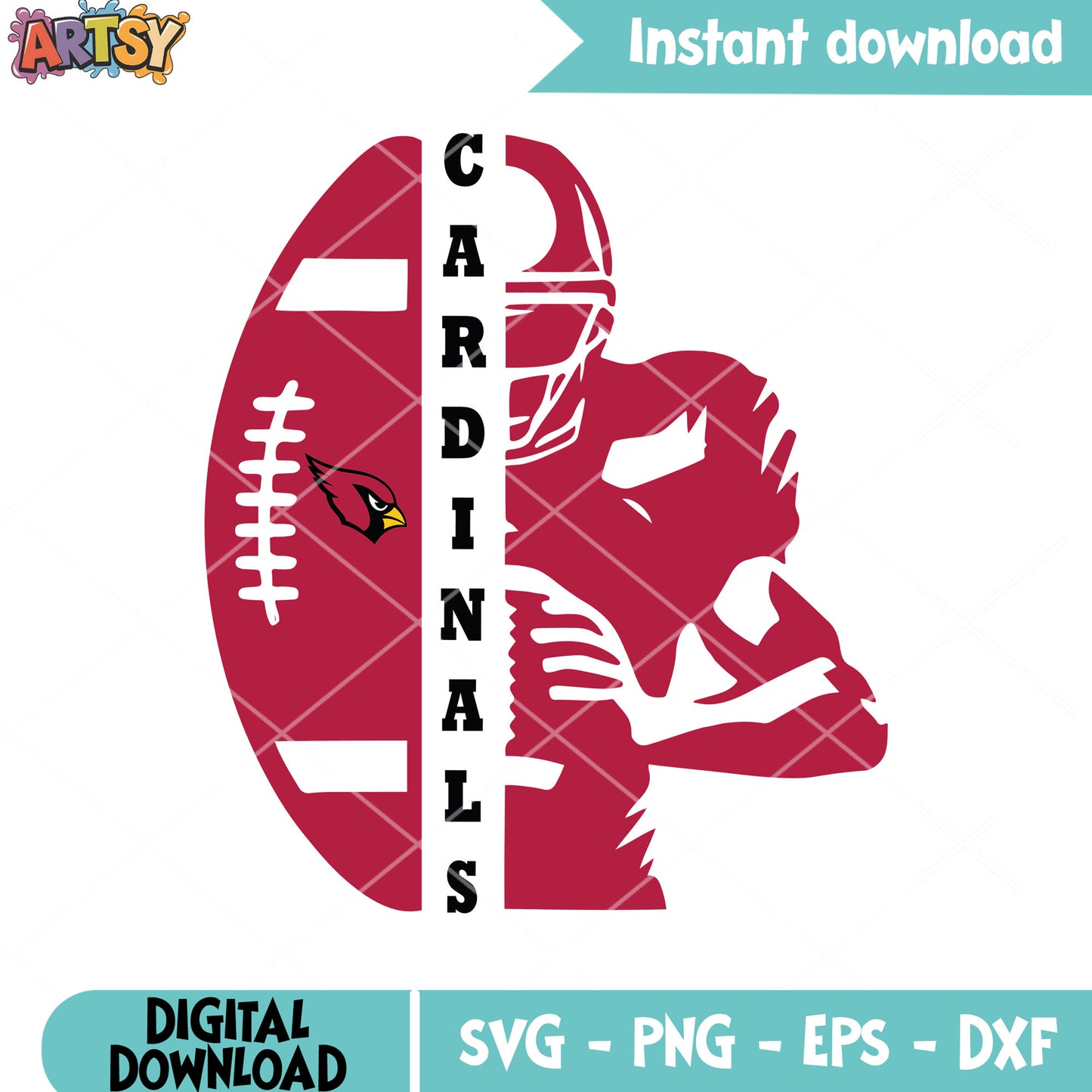Rugby player svg, arizona cardinals svg, nfc west football teams svg
