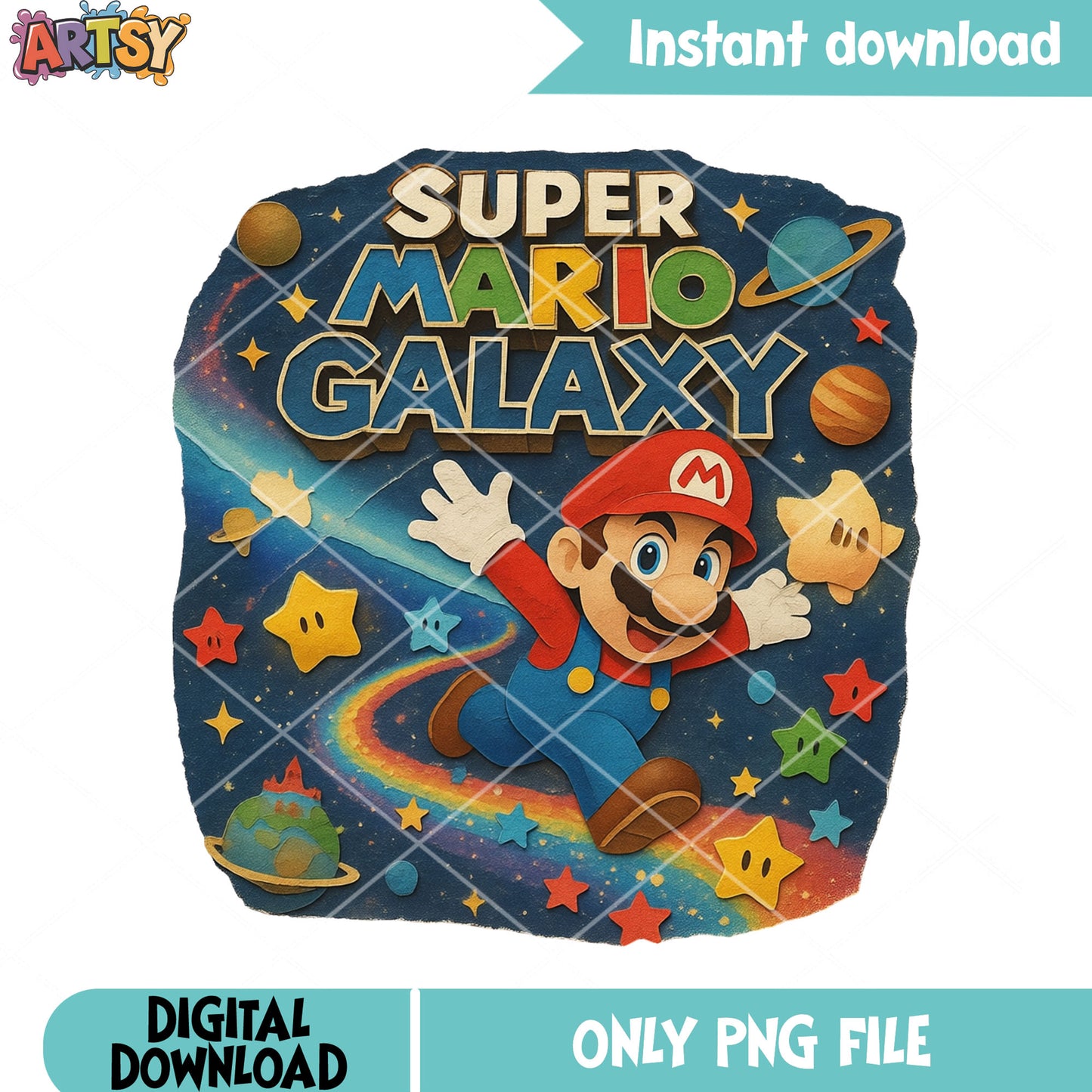Run galaxy mario png, nintendo games png, mario characters png