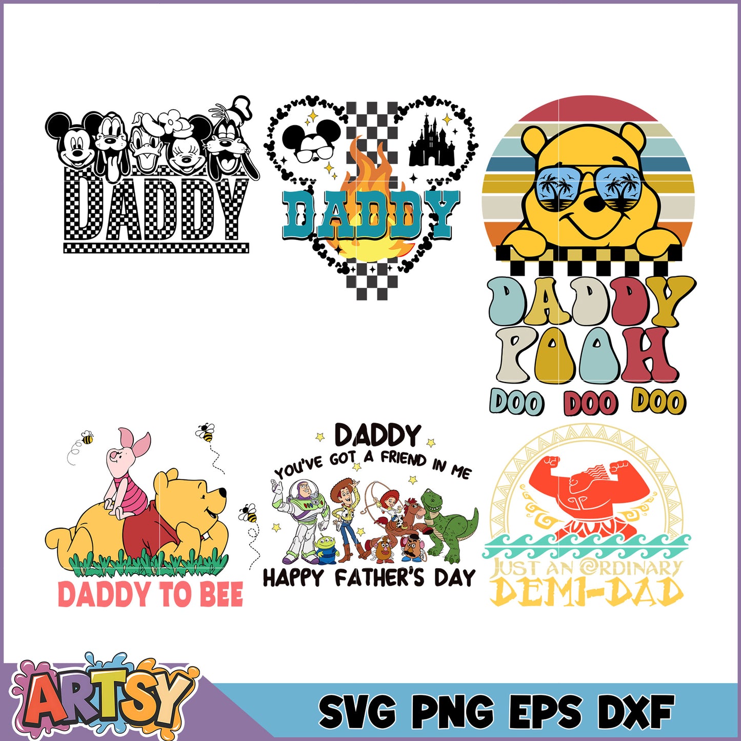 SVG Bundle for Dads Fun Designs Fathers Day Celebration Graphics