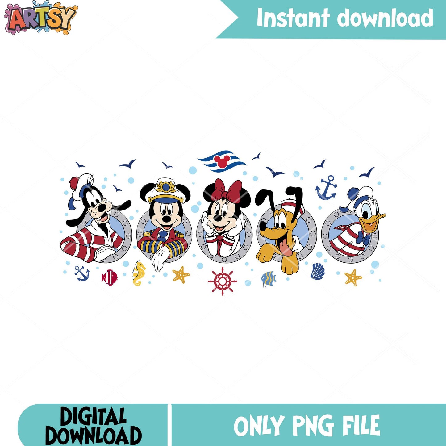 Sailor disney character png, disney cruise line png, disney trip png