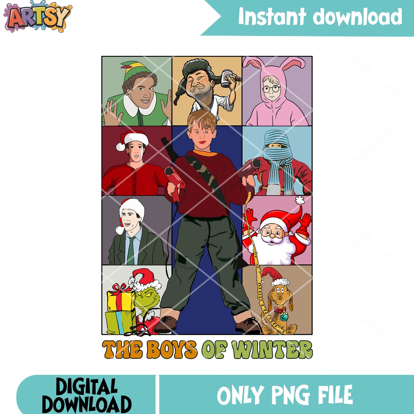 Santa hat Clark Griswold png, santa claus png, a story christmas png