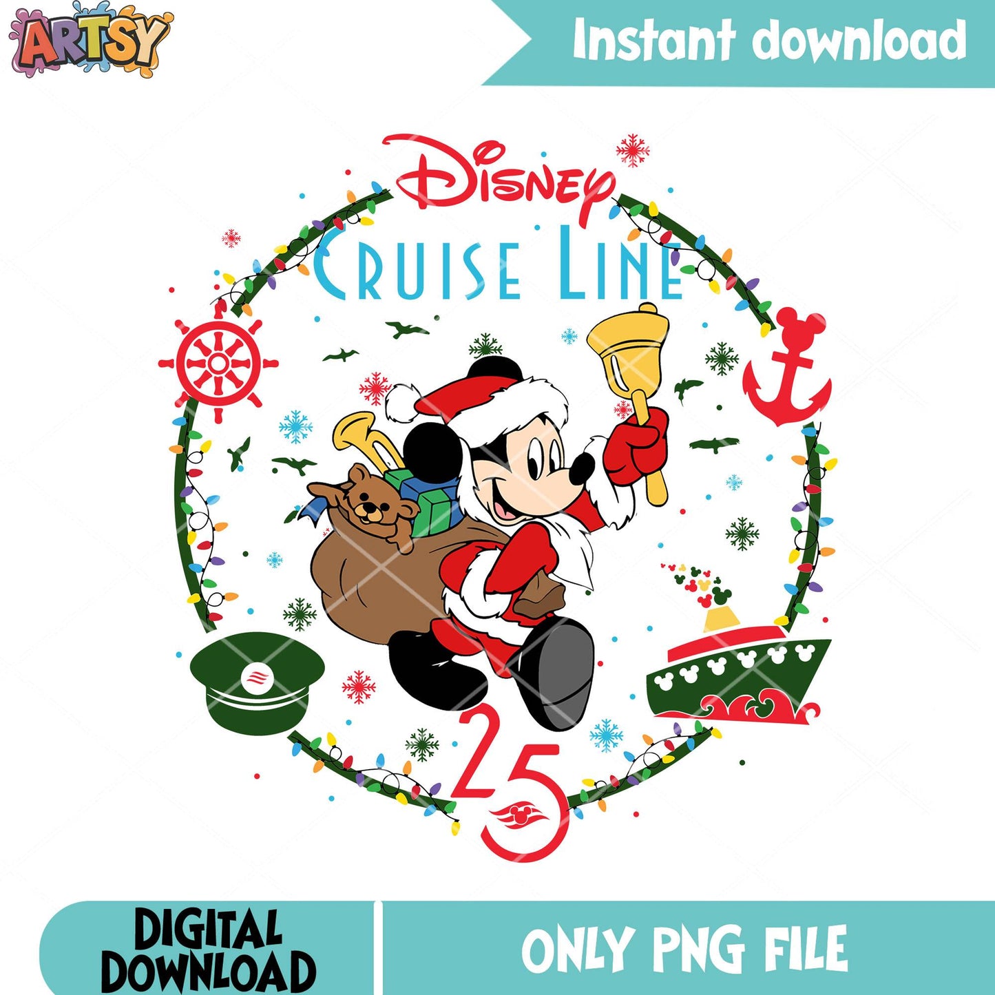 Santa mickey gifts ng, mickey mouse png, disney christmas png