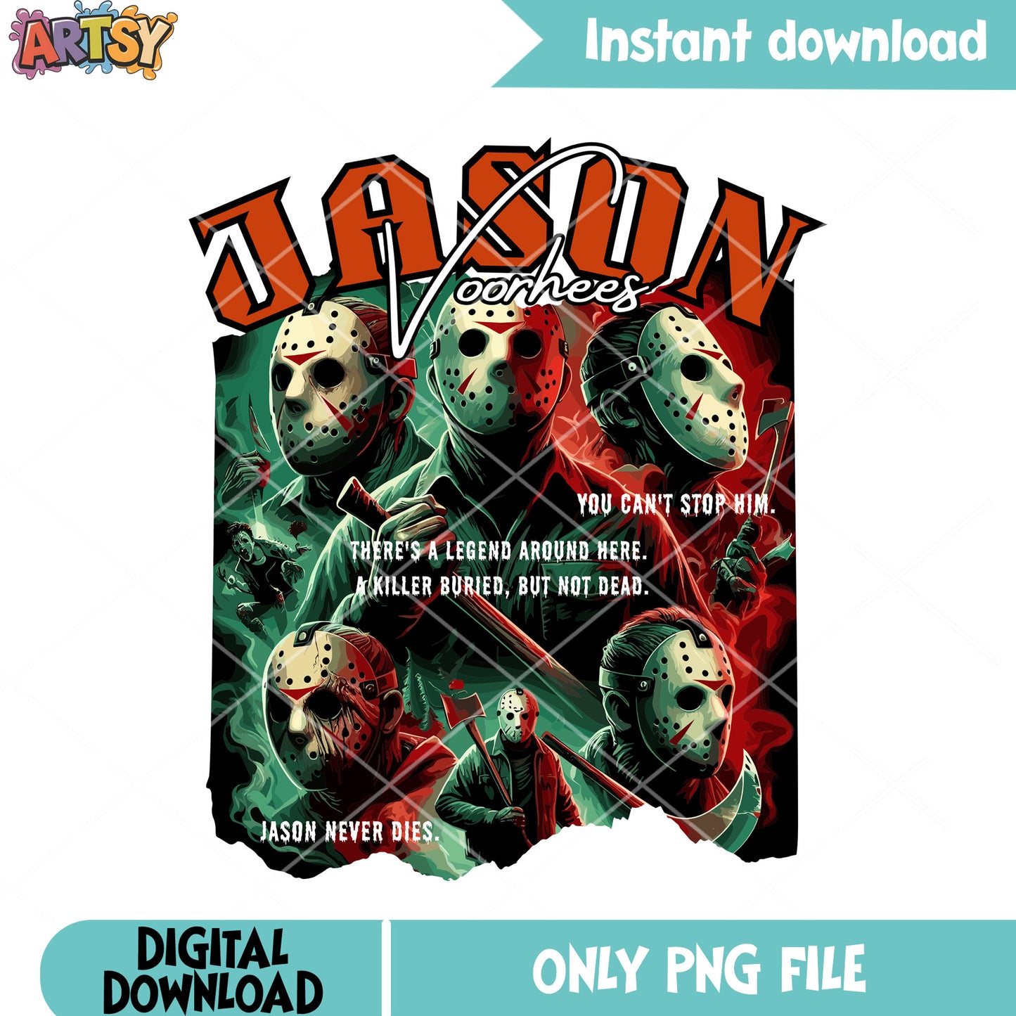 Serial killer jason png, friday the 13th png, scary night png