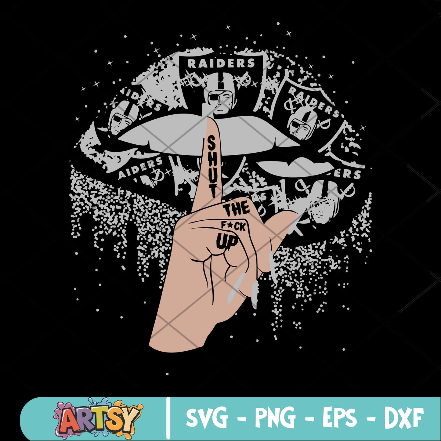 Shut the fuck up svg, oakland raiders svg, just win baby svg