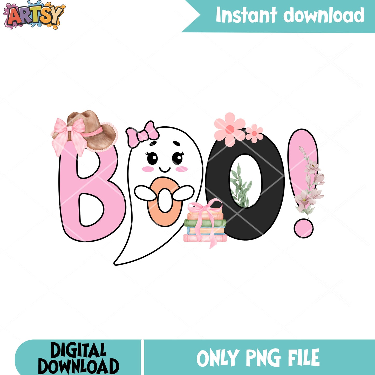Shy Pink bow tie spirit png, ghost costume png, scary night png
