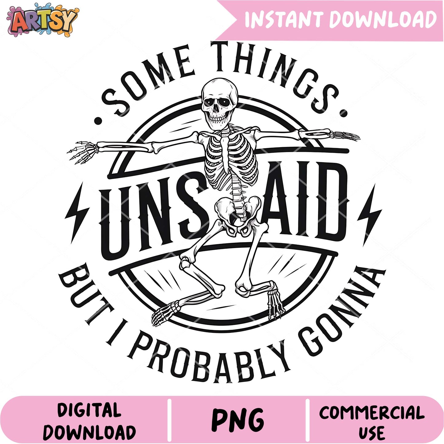 Skeleton PNG Some Things Unsaid Design