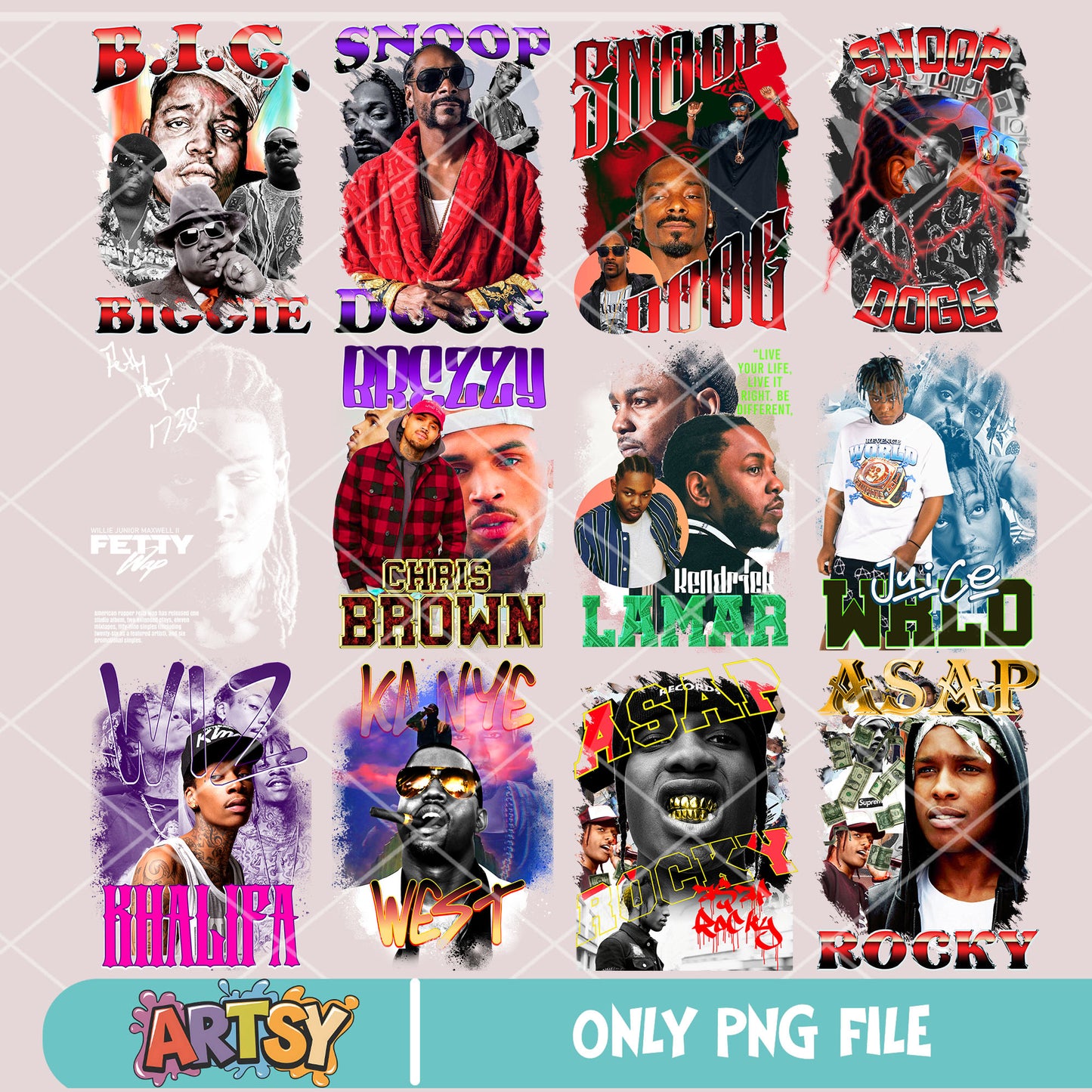Snoop dogg rapper png bundle, america rapper png, kendrick lamar png