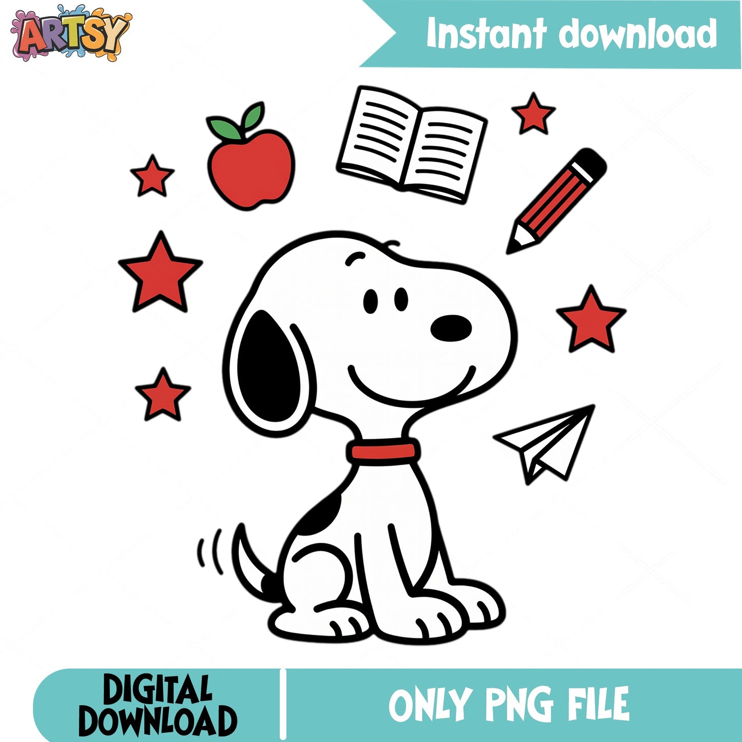 Snoopy Back To School PNG, Peanuts School PNG, Teacher PNG