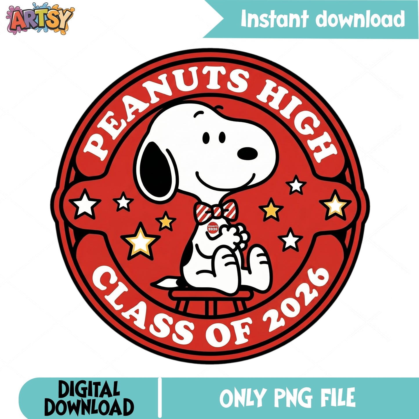 Snoopy Graduation PNG, Peanuts Class Of 2026, Graduate PNG