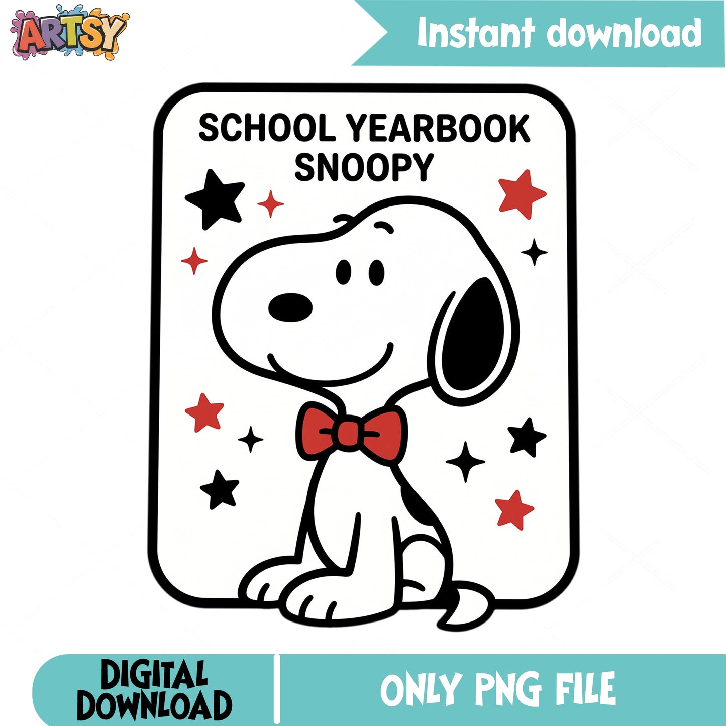 Snoopy School Yearbook PNG, Peanuts Clipart, Back To School PNG