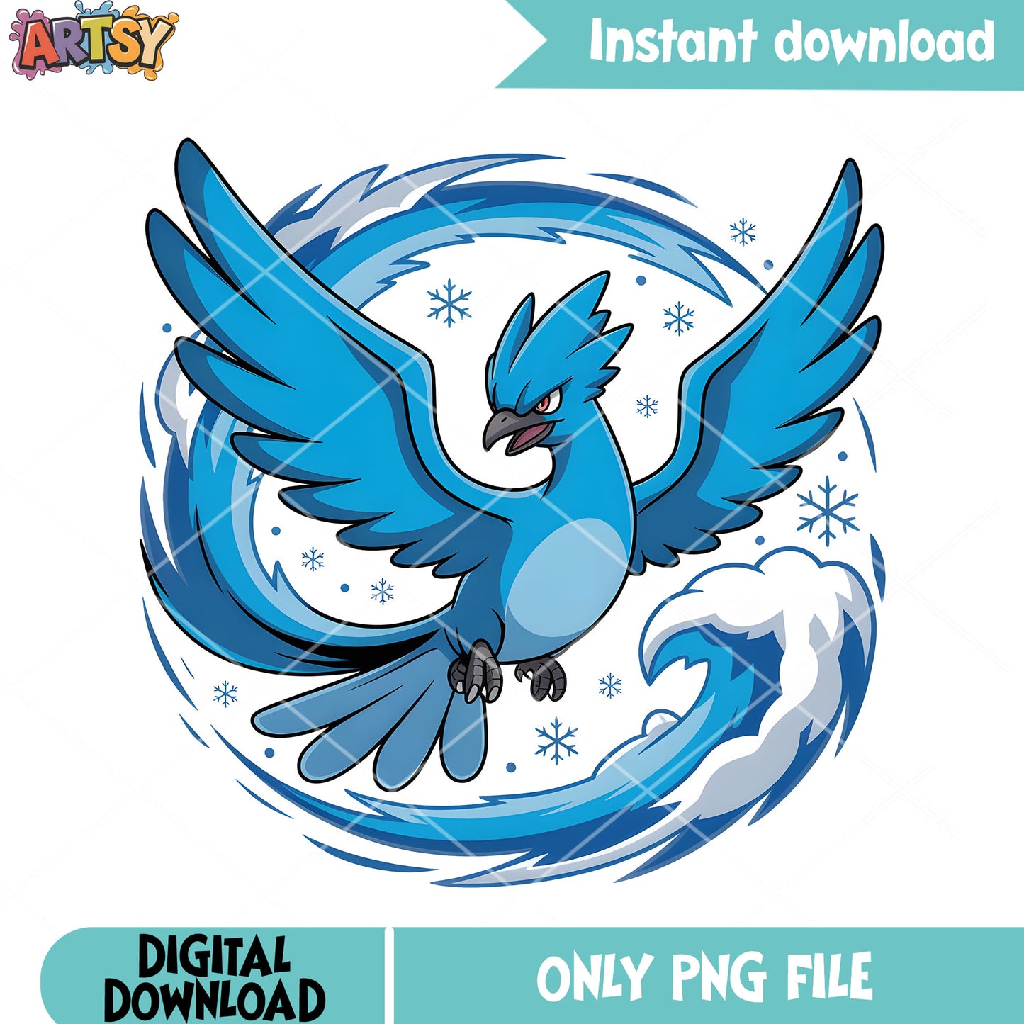 Snow ice type bird pokemon png, pokemon articuno png, pokemon festival png