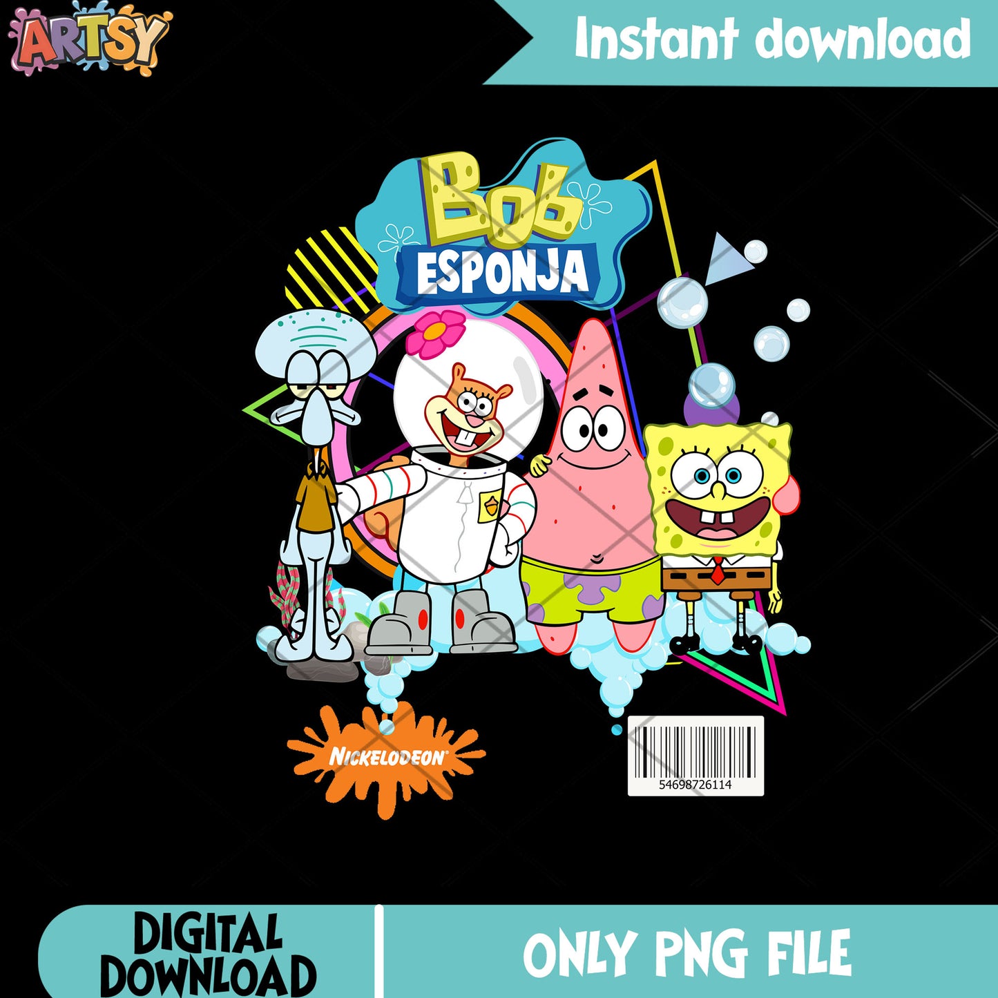 SpongeBob lineup character png, Bob Esponja png, Retro cartoon png