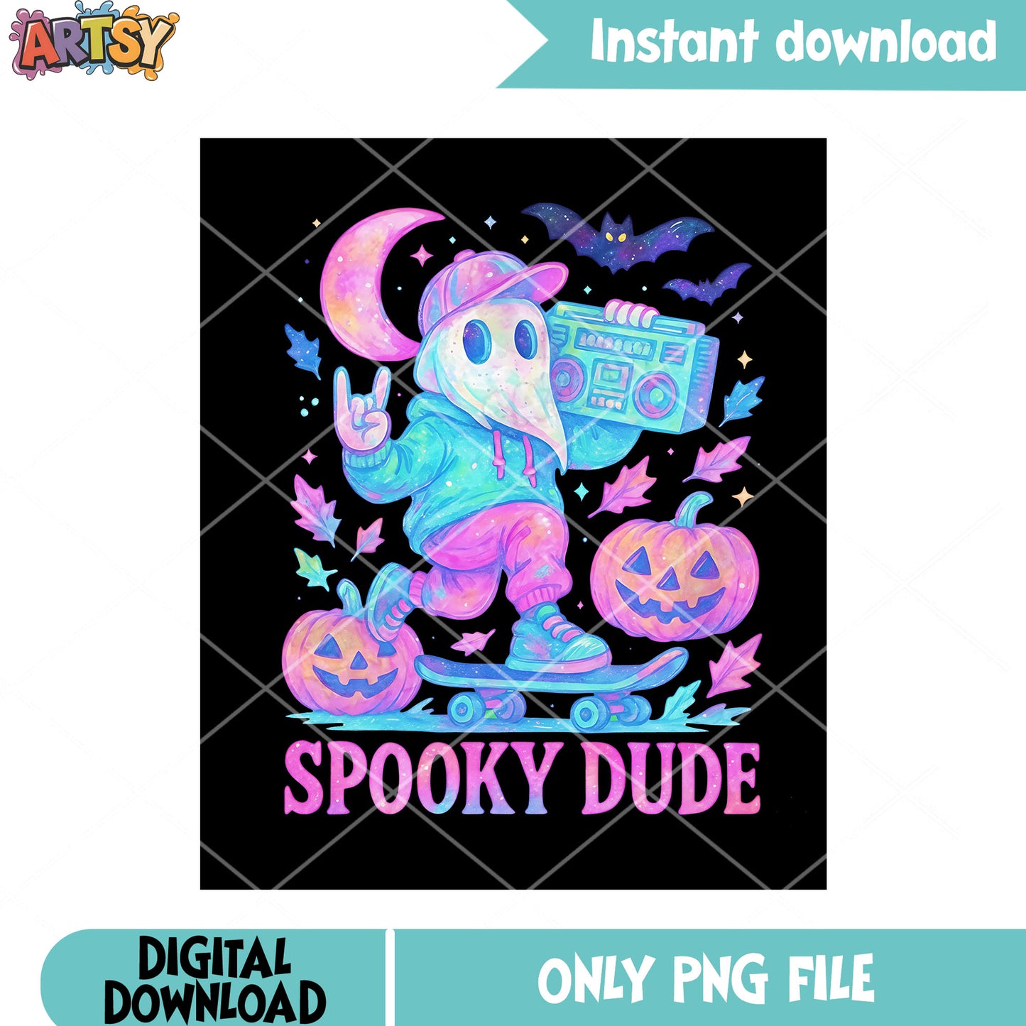 Spooky dude png, halloween night png, halloween pumpkin png
