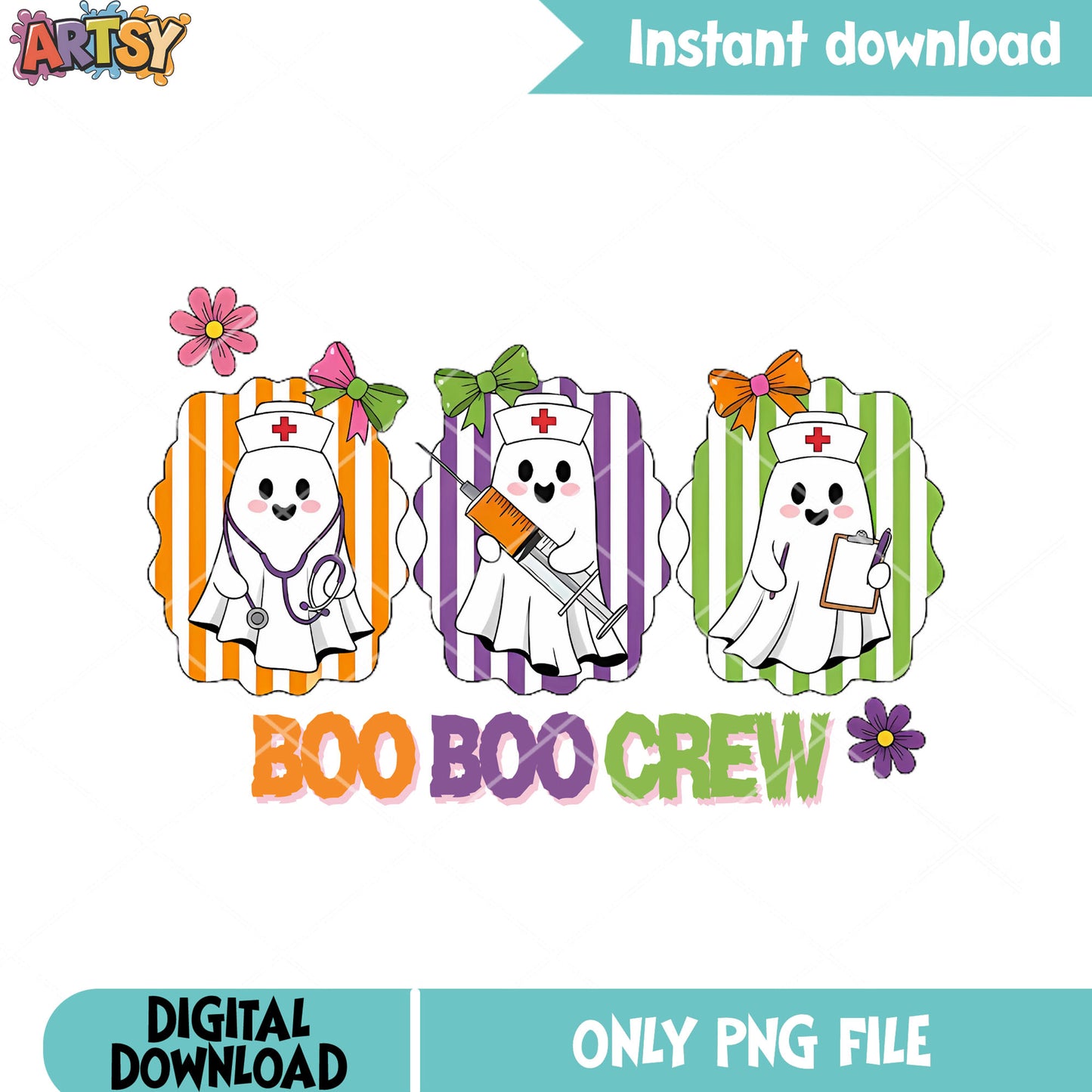 Squad spirit png, nurse costume png, spooky halloween png